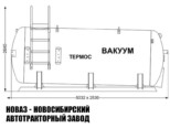 Цистерна ассенизатор объёмом 10 м³ для монтажа на шасси КАМАЗ модели 8602 (фото 2)