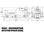 Цистерна топливозаправщик объёмом 10 м³ с 1 секцией для монтажа на шасси КАМАЗ модели 5518 (фото 2)