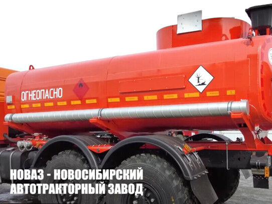 Цистерна топливозаправщик объёмом 10 м³ с 1 секцией для монтажа на шасси Урал модели 5518 (фото 1)