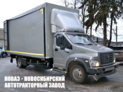 Эвакуатор ГАЗон NEXT C41RВ3 грузоподъёмностью 3,9 тонны с платформой сдвижного типа с тентом с доставкой по всей России