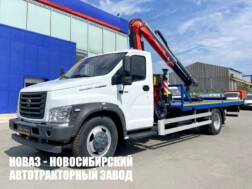 Эвакуатор ГАЗон NEXT грузоподъёмностью 3,1 тонны прямого типа с манипулятором Fassi F100AT.12 с доставкой по всей России