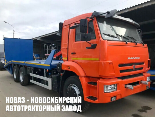 Эвакуатор КАМАЗ 65115 грузоподъёмностью 10,5 тонны ломаного типа (фото 1)