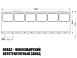 Фургон вахтового автобуса вместимостью 28 мест для монтажа на шасси КАМАЗ модели 7243 (фото 2)