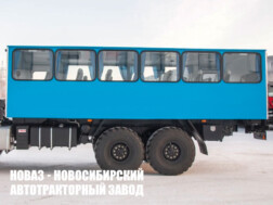 Фургон вахтового автобуса вместимостью 28 мест для монтажа на шасси Урал модели 7243