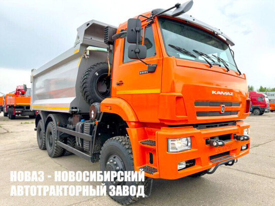 Самосвал КАМАЗ 6522KZ-011-53 грузоподъёмностью 19,3 тонны с кузовом 16 м³ (фото 1)