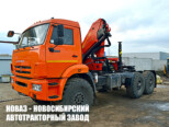 Седельный тягач КАМАЗ 43118 с манипулятором INMAN IM 150N до 6,1 тонны (фото 1)