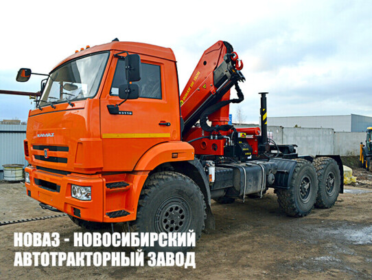 Седельный тягач КАМАЗ 43118 с манипулятором INMAN IM 150N до 6,1 тонны (фото 1)
