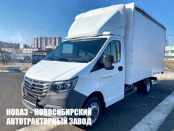 Тентованный фургон ГАЗель NEXT A21R32 грузоподъёмностью 1,2 тонны с кузовом 4300х2200х2300 мм с доставкой в Белгород и Белгородскую область