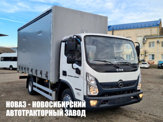 Тентованный грузовик ГАЗ Валдай NEXT С4АRD2 грузоподъёмностью 2,8 тонны с кузовом 5100х2300х2410 мм (фото 1)