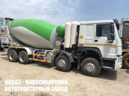 Автобетоносмеситель ZZ5407GJBS3267E с барабаном объёмом 12 м³ перевозимой смеси на базе HOWO HW76 с доставкой в Белгород и Белгородскую область