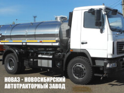 Автоцистерна для пищевых жидкостей объёмом 9 м³ с 1 секцией на базе МАЗ 534025-585-013 с доставкой в Белгород и Белгородскую область