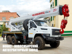 Автокран КС-55732-25-31 Челябинец грузоподъёмностью 25 тонн со стрелой 31 метр на базе Урал NEXT 4320