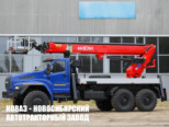 Автовышка TR328 рабочей высотой 28 м со стрелой над кабиной на базе Урал NEXT 4320 (фото 1)