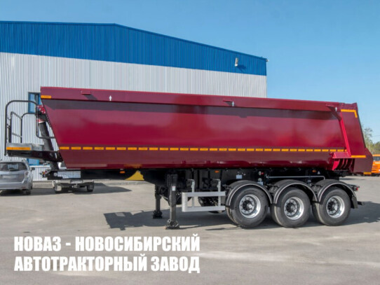Самосвальный полуприцеп грузоподъёмностью 29,7 тонны с кузовом 34 м³ модели 9045 (фото 1)