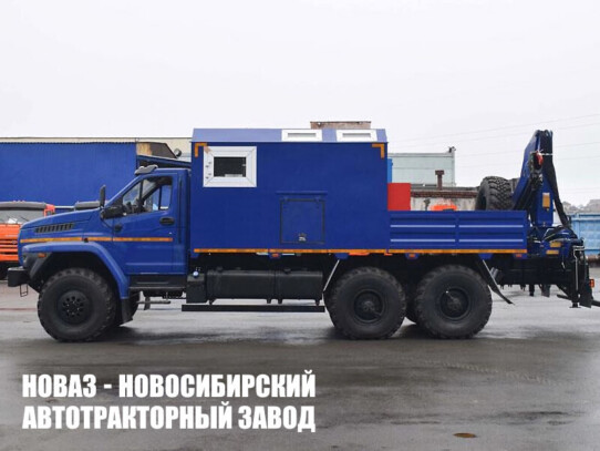 Передвижная авторемонтная мастерская Урал NEXT с манипулятором Sunhunk K125 до 6,3 тонны