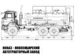 Автотопливозаправщик объёмом 12 м³ с 2 секциями на базе КАМАЗ 43118 модели 9048 (фото 2)