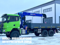 Бортовой автомобиль Shacman SX32586V385 X3000 с краном‑манипулятором DongYang SS1956 до 8 тонн с доставкой по всей России