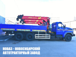 Бортовой автомобиль Урал NEXT 73945‑6921‑01 с краном‑манипулятором INMAN IT 150 до 7,1 тонны