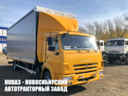 Тентованный фургон КАМАЗ 4308-3084-69 грузоподъёмностью 5,5 тонны с кузовом 7500x2550x2850 мм