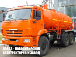 Ассенизатор с цистерной объёмом 10 м³ для жидких отходов на базе КАМАЗ 43118 модели 3512 с доставкой в Белгород и Белгородскую область