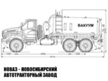 Ассенизатор объёмом 10 м³ на базе Урал NEXT 4320 модели 7414 (фото 2)
