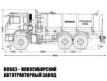 Автоцистерна для пищевых жидкостей объёмом 10 м³ с 1 секцией на базе КАМАЗ 43118 модели 7424 (фото 2)