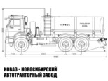 Автоцистерна для пищевых жидкостей объёмом 10 м³ с 1 секцией на базе КАМАЗ 43118 модели 8949 с доставкой по всей России (фото 4)