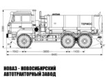 Автоцистерна для пищевых жидкостей объёмом 10 м³ с 1 секцией на базе Урал-M 5557-4551-80 модели 7141 (фото 2)
