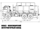 Автоцистерна для пищевых жидкостей объёмом 10 м³ с 2 секциями на базе КАМАЗ 43118 модели 3759 (фото 2)