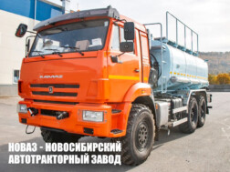 Автоцистерна для пищевых жидкостей объёмом 10 м³ с 3 секциями на базе КАМАЗ 43118 модели 4898 с доставкой по всей России