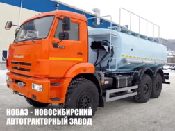 Автоцистерна для пищевых жидкостей объёмом 10 м³ с 3 секциями на базе КАМАЗ 43118 модели 8091 с доставкой в Белгород и Белгородскую область