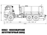 Автоцистерна для пищевых жидкостей объёмом 8 м³ с 1 секцией на базе КАМАЗ 43118 модели 3135 (фото 2)