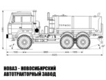 Автоцистерна для пищевых жидкостей объёмом 8 м³ с 1 секцией на базе Урал-M 5557-4551-80 модели 5510 (фото 2)