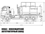 Автоцистерна для пищевых жидкостей объёмом 8 м³ с 2 секциями на базе КАМАЗ 43118 модели 3535 (фото 2)