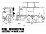 Автоцистерна для пищевых жидкостей объёмом 8 м³ с 2 секциями на базе КАМАЗ 43118 модели 8411 (фото 4)