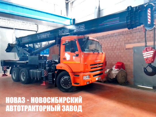 Автокран ВИПО-КС-25 грузоподъёмностью 25 тонн со стрелой 30 м на базе КАМАЗ 65115 (фото 1)