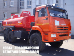 Топливозаправщик ГРАЗ 56142-180152-48 объёмом 11 м³ с 2 секциями цистерны на базе КАМАЗ 43118