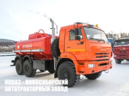 Топливозаправщик объёмом 10 м³ с 1 секцией цистерны на базе КАМАЗ 43118 модели 7575