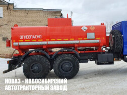 Топливозаправщик объёмом 10 м³ с 1 секцией цистерны на базе Урал NEXT 4320-6981-72 модели 8500