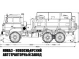 Автотопливозаправщик объёмом 11 м³ с 2 секциями на базе Урал 5557-4551-82 модели 3011 (фото 2)