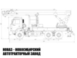 Автовышка ВИПО-36-01 рабочей высотой 36 м со стрелой над кабиной на базе КАМАЗ 65115 (фото 5)