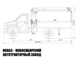 Бортовой автомобиль ГАЗ Садко NEXT C41A23 с манипулятором ДВИНА 3200.8 до 3,2 тонны с буром (фото 5)