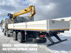 Бортовой автомобиль JAC N410 с краном‑манипулятором XCMG SQS 350-5 до 14 тонн с доставкой по всей России