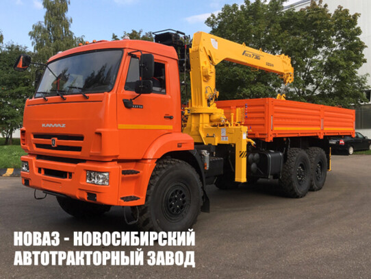 Бортовой автомобиль КАМАЗ 43118 с манипулятором Soosan SCS736 до 6 тонн (фото 1)
