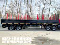 Бортовой полуприцеп 9417-050 грузоподъёмностью 49,9 тонны с кузовом 13258х2470х800 мм