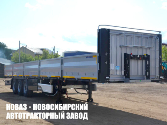 Бортовой полуприцеп KOLUMAN S грузоподъёмностью 31,9 тонны с кузовом 13620х2480х800 мм (фото 1)