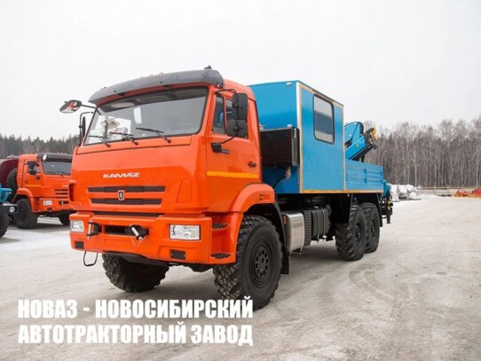 Грузопассажирский автомобиль КАМАЗ 43118 с манипулятором INMAN IM 150 модели 3303 (фото 1)