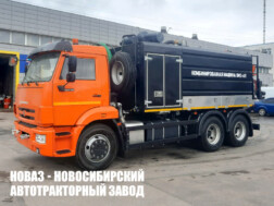 Илосос ОМЗ-611 с цистерной объёмом 9 м³ для плотных отходов на базе КАМАЗ 65115 с доставкой по всей России