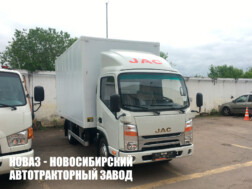 Изотермический фургон JAC N56 грузоподъёмностью 2,6 тонны с кузовом 4260х2200х2400 мм с доставкой в Белгород и Белгородскую область