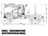 Лесовоз Урал 4320 NEXT с манипулятором TAJFUN LIV 95K до 3,1 тонны модели 5325 (фото 2)